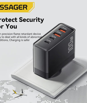 Essager 100W GaN Snellader USB-C PD QC 4.0 3.0 voor iPhone, Xiaomi, Macbook