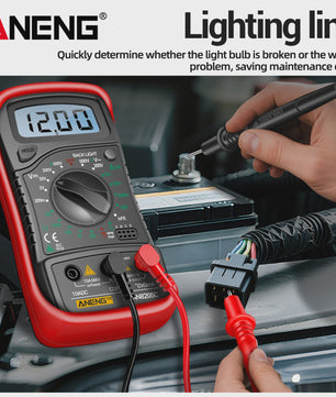 ANENG AN8205C Digitale Multimeter - AC/DC Spanning, Stroom, Weerstand Tester met LCD & Backlight