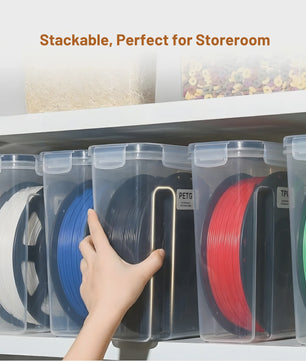 Set van 6 Luchtdichte Filament Opslagcontainers (4L) voor 3D Printer Filament