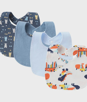 4-delige Baby Slab set met Cartoon Prints - Katoen - Voor Jongens & Meisjes