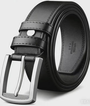 Luxe Heren Riem van Echt Leer - Zakelijk & Modieus