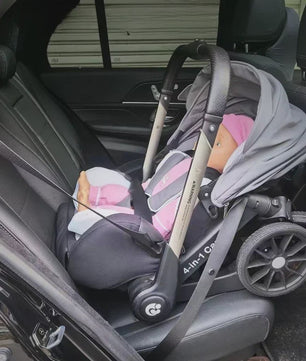 4-in-1 Baby Kinderwagen met Autostoel - Multifunctioneel en Inklapbaar