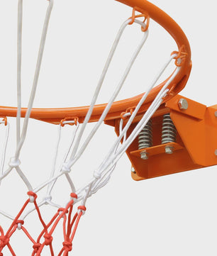 Professionele Dubbele Veer Basketbalring - Duurzaam Staal, Schokabsorberend, Weerbestendig voor Binnen & Buiten