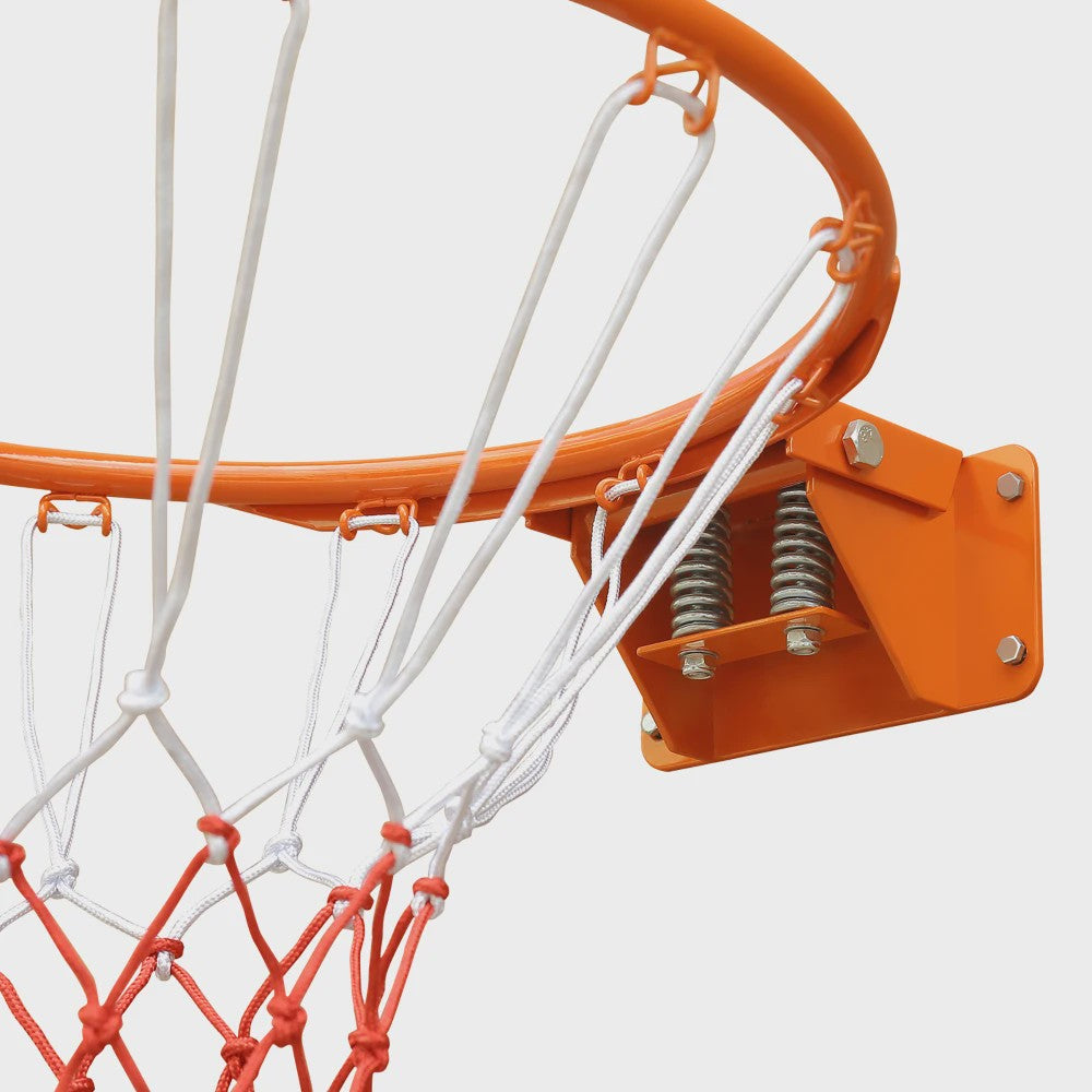 Professionele Dubbele Veer Basketbalring - Duurzaam Staal, Schokabsorberend, Weerbestendig voor Binnen & Buiten