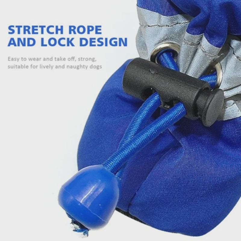 Waterdichte Hondenschoenen (4 stuks) - Anti-slip Schoenjes voor Kleine Honden en Katten