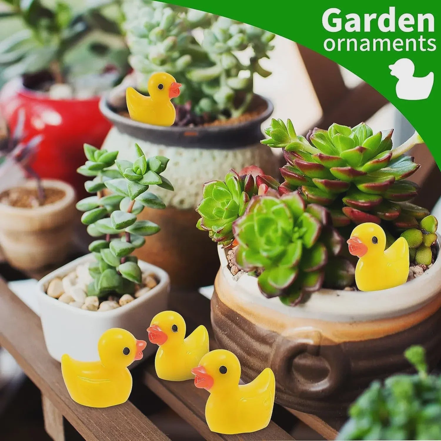 Set Mini Resin Eendjes - 100 of 200 Stuks - Decoratie, Knutselen & Feestjes