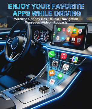 Draadloze CarPlay & Android Auto Adapter: Upgrade je autoradio met Plug & Play gemak