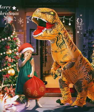 Opblaasbaar T-Rex Dinosaurus Kostuum voor Volwassenen - Perfect voor Feestjes en Halloween