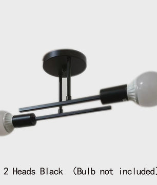 Moderne Sputnik Plafondlamp Chandelier Zwart - Stijlvol Dichtbij Plafond