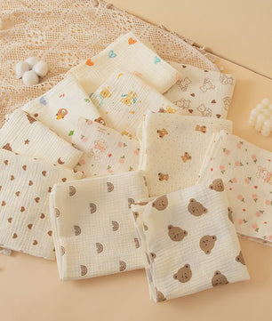 Dubbellaagse Baby Swaddle Deken - Zacht, Ademend & Multifunctioneel met Schattige Patronen