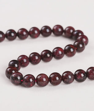Natuurlijke Donkerrode Granaat Kralen Rond - 4-10mm - Sieraden Maken DIY Ketting Armband