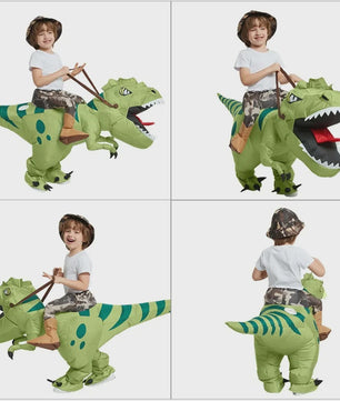 Opblaasbaar T-Rex Dinosaurus Kostuum - Rijd op een T-Rex! Perfect voor Kinderen & Volwassenen - Verjaardagscadeau