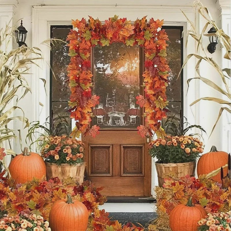 Kunstblad Slinger Esdoorn - Herfst Decoratie 2 Meter