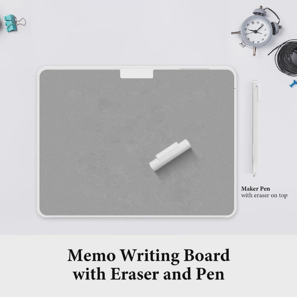Magnetisch Schrijfbord A4 met Pen & Gum - Herbruikbaar Notitieblok voor Kantoor en Tekenen