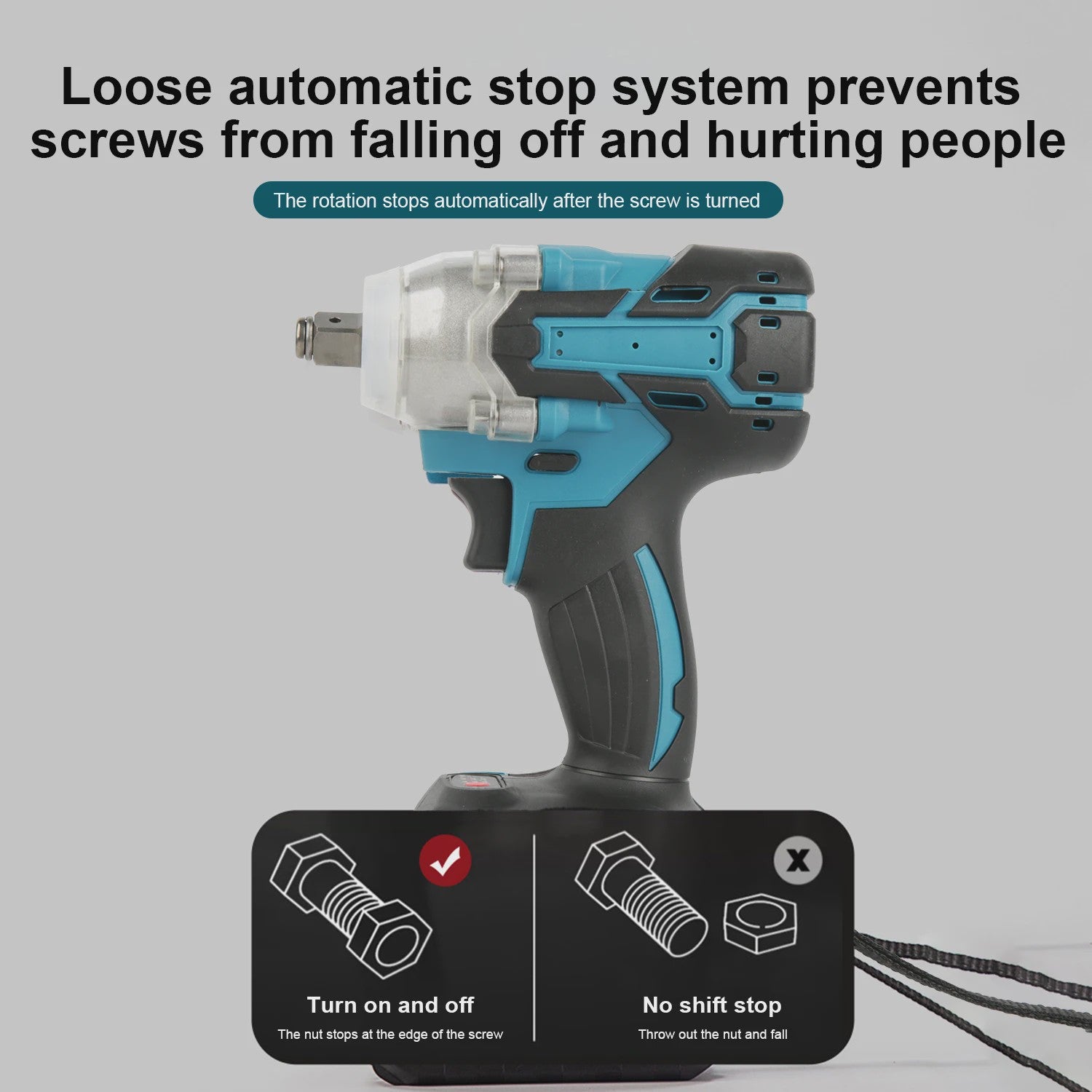 Krachtige 18V Brushless Accu Slagschroevendraaier & Boormachine - 520Nm, Variabele Snelheid, Incl. 2 Doppen