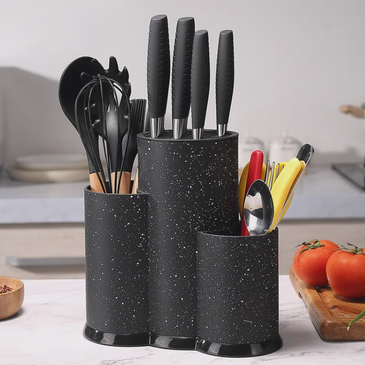 Multifunctionele Messenhouder en Keukengerei Opbergcylinder - Keuken Organizer
