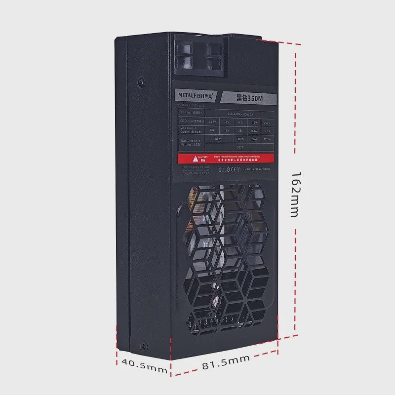 METAFISH Flex 300W Full Modular Flex-ATX Voeding voor Mini PC & NAS