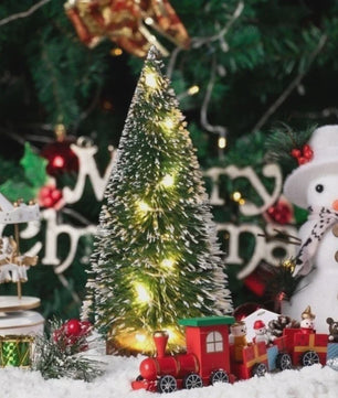 Mini Kerstboom met LED Verlichting - Sfeervolle Tafeldecoratie in 4 Maten