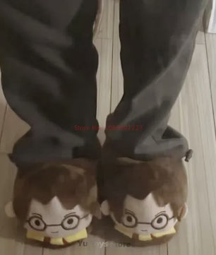 Warme Harry Potter Pluche Pantoffels - Zacht & Comfortabel voor Binnen