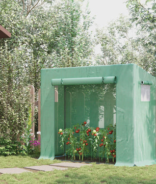Outsunny Kleine Kweekkas met Ramen voor Tomaten en Planten