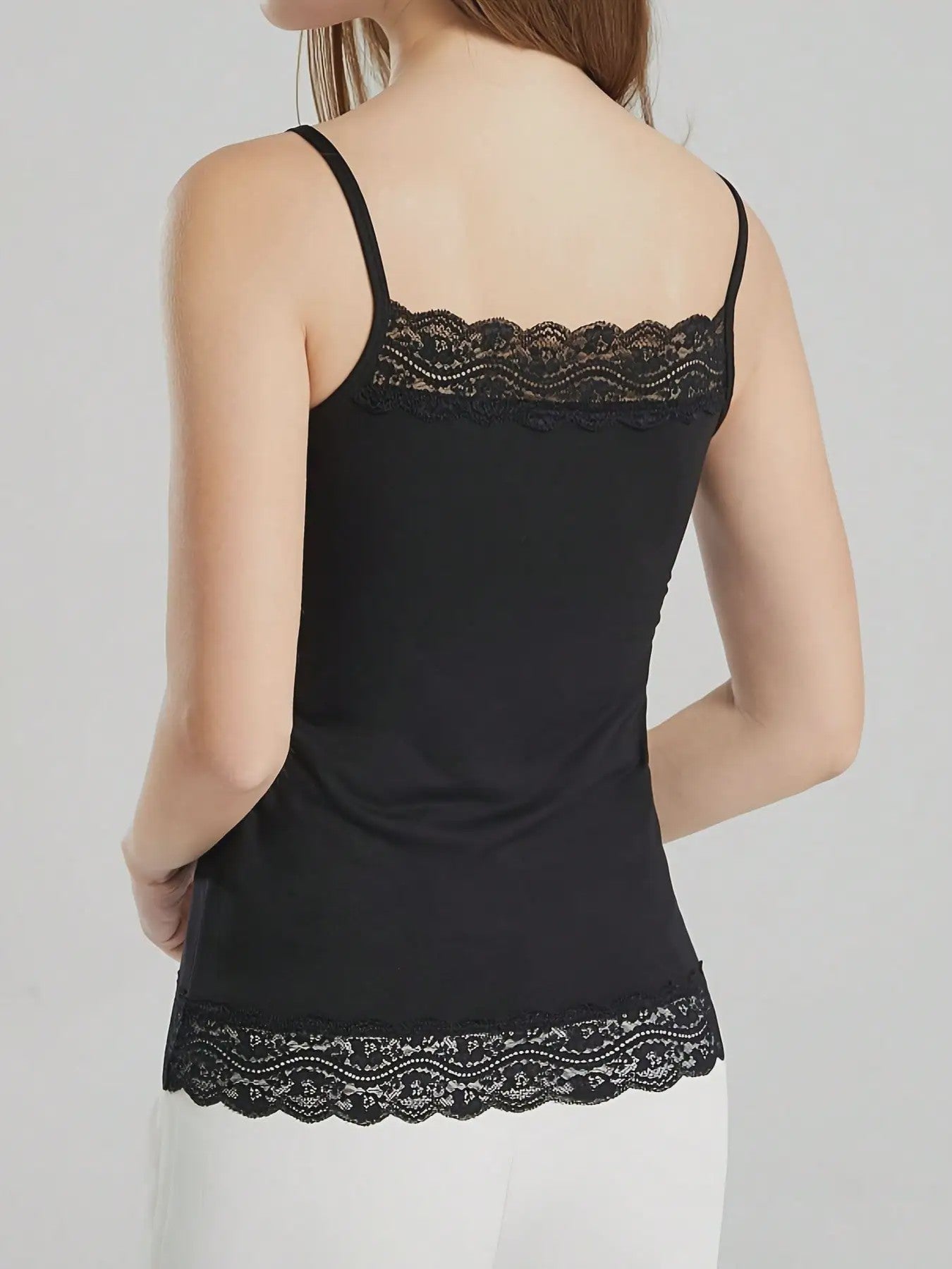 3-Pack Dames Camisole Topjes met Kant - Veelzijdig, Comfortabel en Zomers
