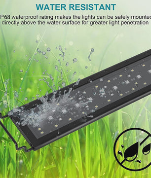 Aquarium Verlichting 90cm - LED Lamp voor Planten, Algen & Koraal - Zwart