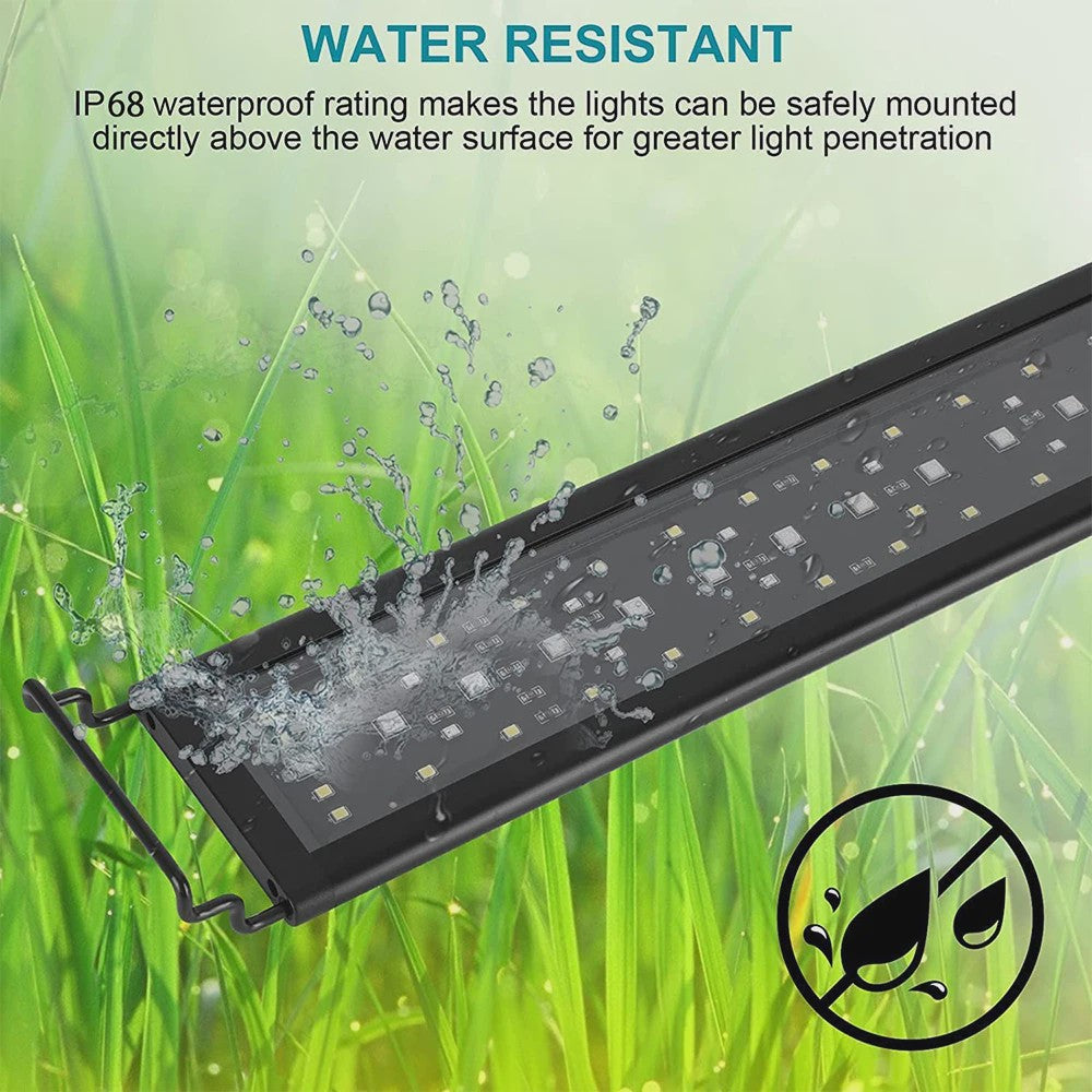 Aquarium Verlichting 90cm - LED Lamp voor Planten, Algen & Koraal - Zwart