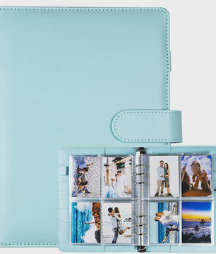 A5 Kpop Fotokaart Binder: Verzamelboek voor Idoolkaarten & Foto's - 25 Pagina's met 4 Vakjes