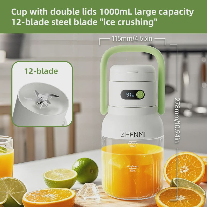 Draagbare USB Blender & Juicer - 500ml - Wit