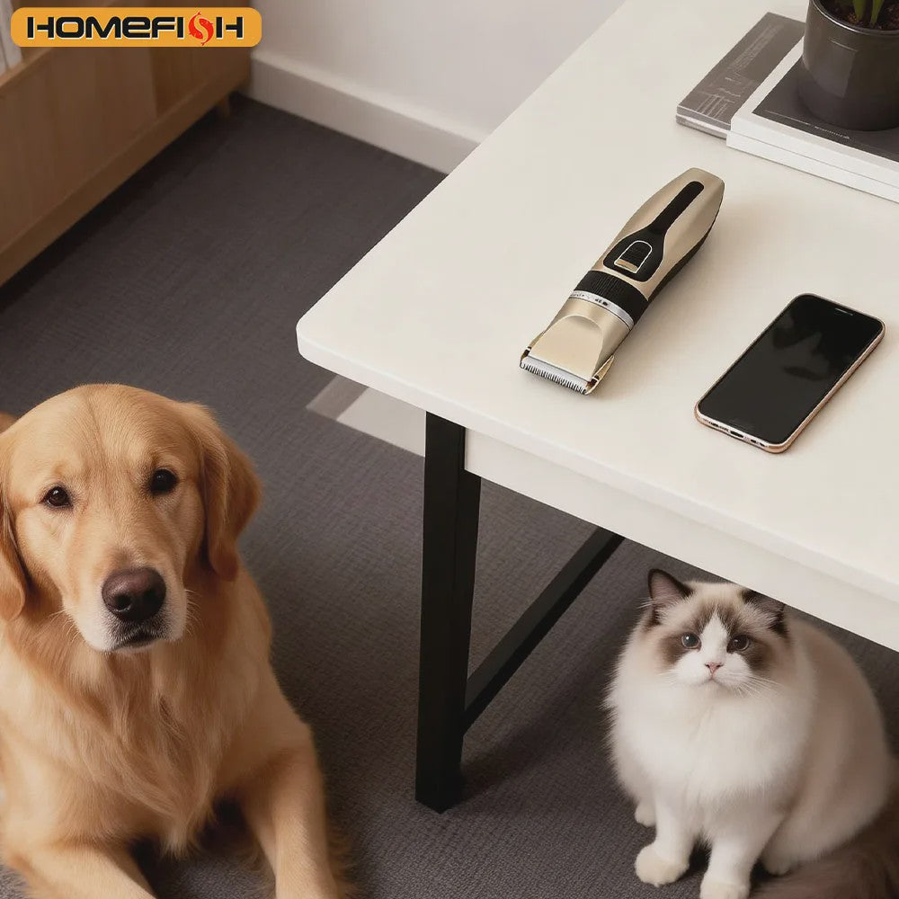 Elektrische Trimmer Set voor Huisdieren - Hond, Kat, Konijn - Stille Hondentrimmer