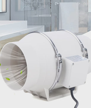 Stille Afzuigventilator 220V - 2600RPM - Voor Keuken, Badkamer & Toilet (HF100/HF150/HF200)