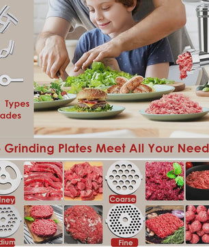 Metal Food Grinder & Sausage Stuffer Opzetstuk voor KitchenAid Standmixers