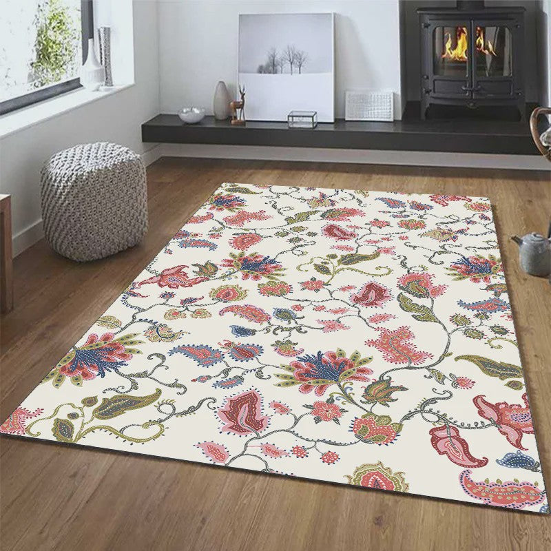 VIKAMA Retro Vloerkleed - Perzisch, Marokkaans & Turks Design voor Woonkamer, Slaapkamer & Zithoek