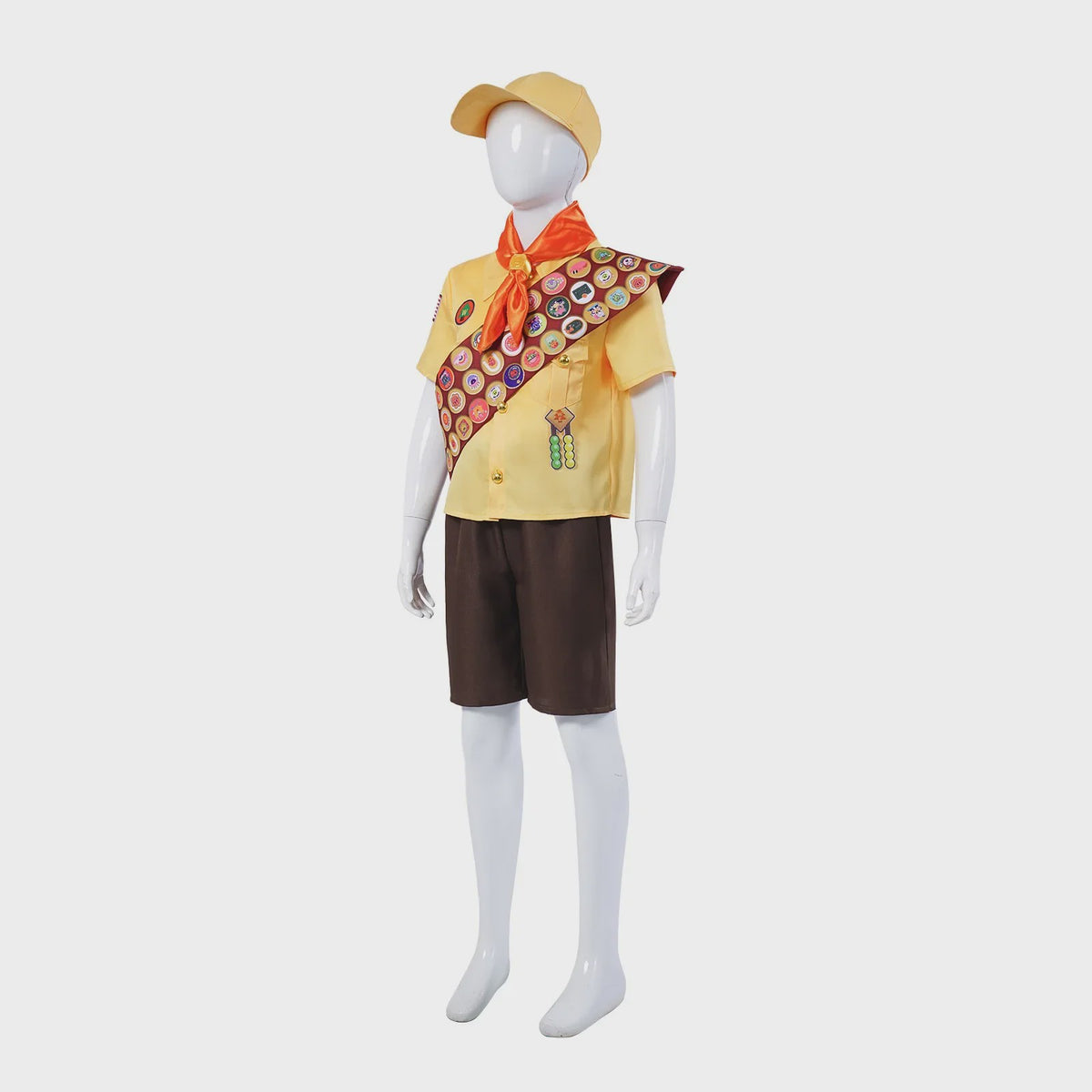Russell Kostuum Jongen - Up Film Personage Cosplay Outfit