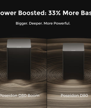 ULTIMEA Poseidon D80 Boom Soundbar: 7.1ch Dolby Atmos, 500W, Draadloze Subwoofer & 4 Surround Speakers, App Bediening