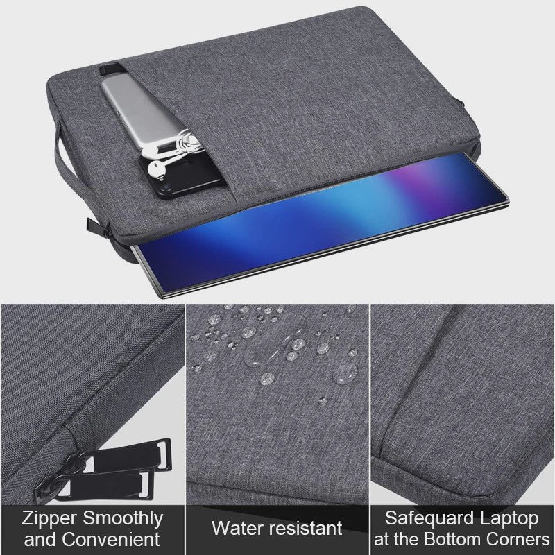 Waterdichte Laptoptas 13-15.6 inch - Beschermende Sleeve met Handvat voor Macbook, Lenovo, ASUS