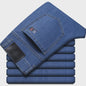 Comfortabele Stretch Jeans Heren - Elastisch Katoen voor Zakelijk en Casual Gebruik