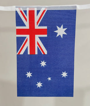 Australische Vlaggenlijn - 20 Vlaggen aan 5 Meter Touw - Decoratie voor Feestjes en Evenementen