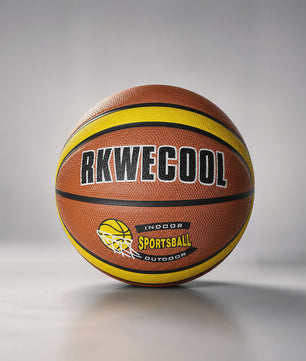 Duurzame Rubberen Basketbal 22.6cm - Indoor & Outdoor Sportbal