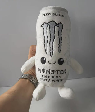 Pluche Energie Blikje 'Zero Sugar Ultra White' - Zacht Speelgoed & Decoratie