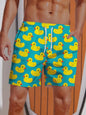 Heren Zwemshorts met Vrolijke Eendenprint - Perfect voor Zomer & Strand
