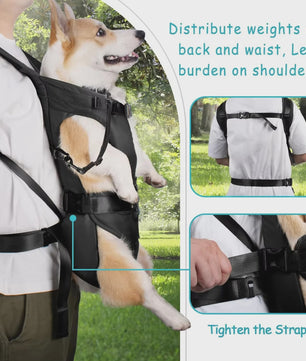 Draagbare Hond Rugzak - Handsfree Honden Carrier voor Outdoor Avonturen