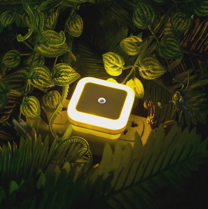 Draadloos LED Nachtlampje met Sensor - Mini Stekkerlampje voor Kinderkamer, Slaapkamer & Woonkamer