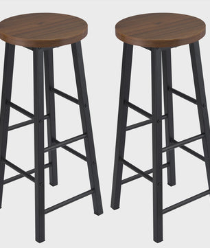Set van 2 Hoge Barkrukken - Stabiel & Duurzaam - Bistro & Keuken