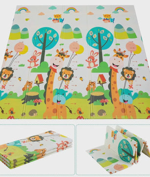 Opvouwbare Speelmat Baby & Kind 180x160x1cm - XPE Foam, Antislip, Dubbelzijdig