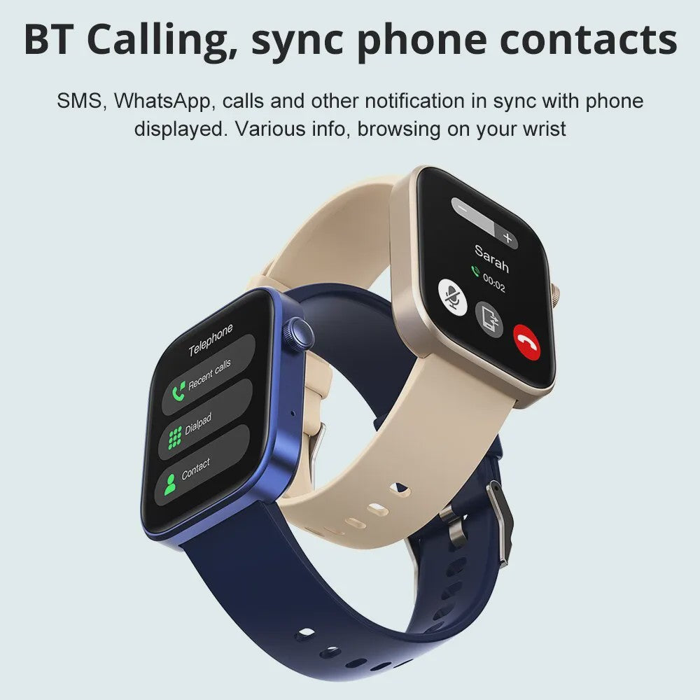 COLMI P71 Smartwatch: Bellen, Gezondheidsmonitoring & 1.9" HD Scherm