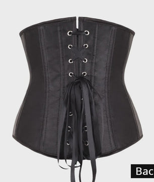 Steampunk Underbust Corset met Vetersluiting - Taille Trainer & Body Shaper
