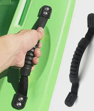 Zwarte Rubber Draaghendel voor Kajak & Kano - 29.5cm, Antislip Grip