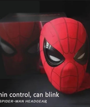 Spiderman Masker met Knipperende Ogen - Ademend & Cosplay Hoofddeksel