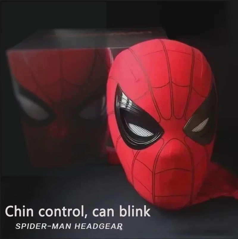 Spiderman Masker met Knipperende Ogen - Ademend & Cosplay Hoofddeksel